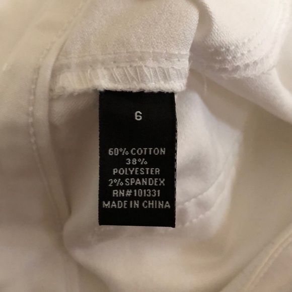 White High Rise Shorts - Picture 3 of 3